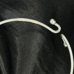 Tiffany & Co. Wire Hook Bangle Bracelet 6.75in